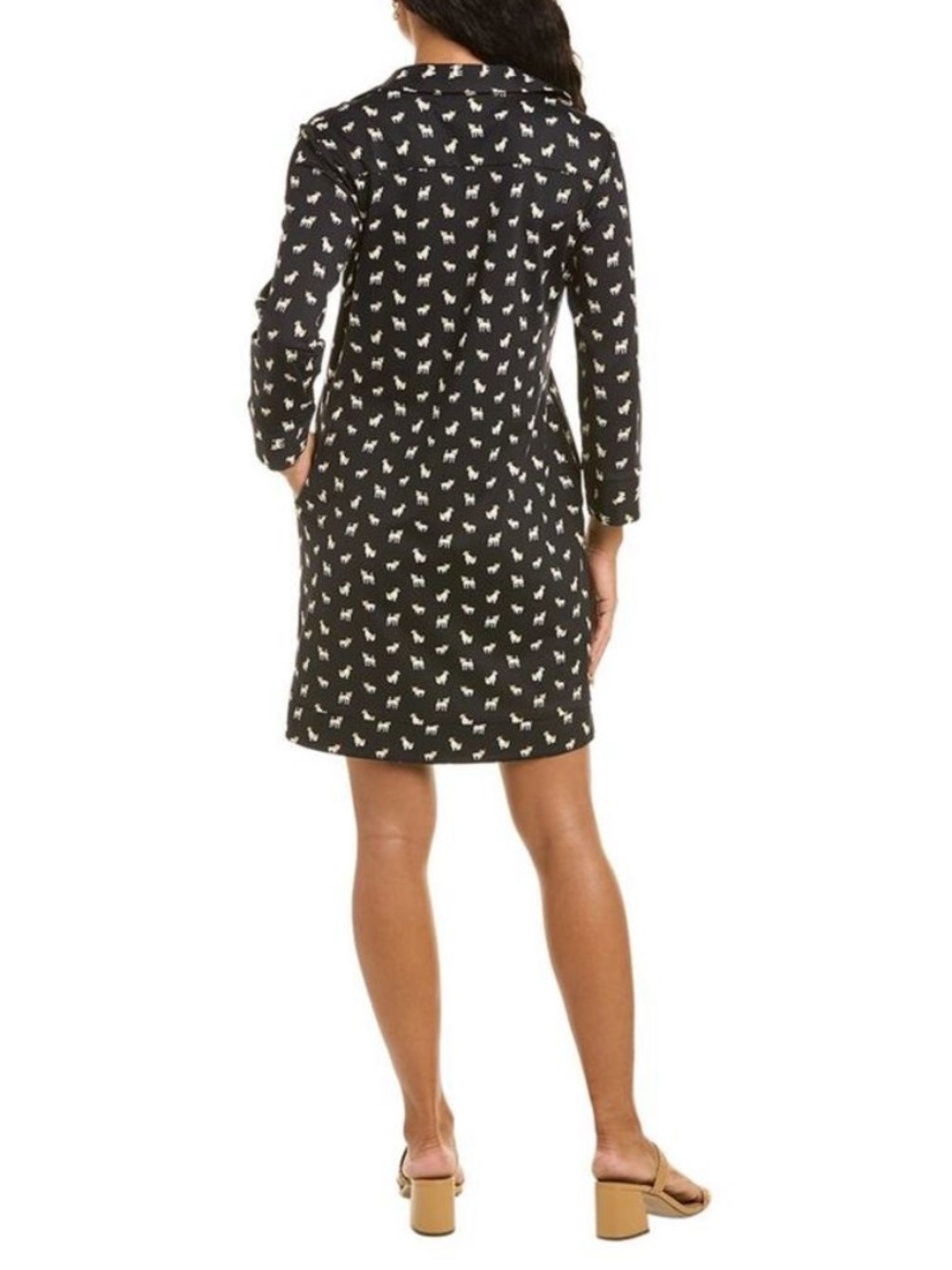 Jude Connally Finley Shirt Dress a "Jack Russell Terrier Party" print | medium - Picture 8 of 8
